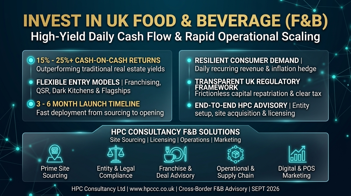 Why Norway Investors Must Consider the UK Food and Beverage Sector as Their Primary Entry Point