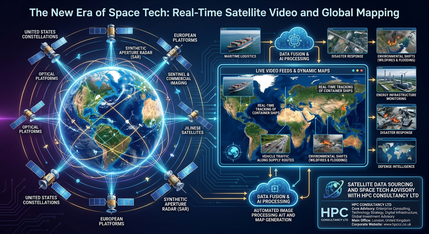 Real-Time Satellite Video and Global Mapping Norway