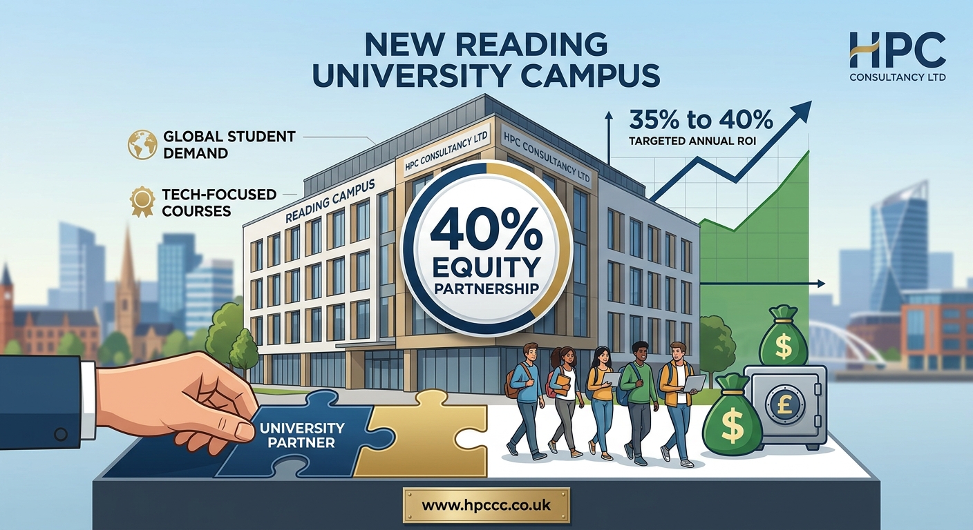 40% Equity Partnership in New Reading University Campus, seeking Norway Investor